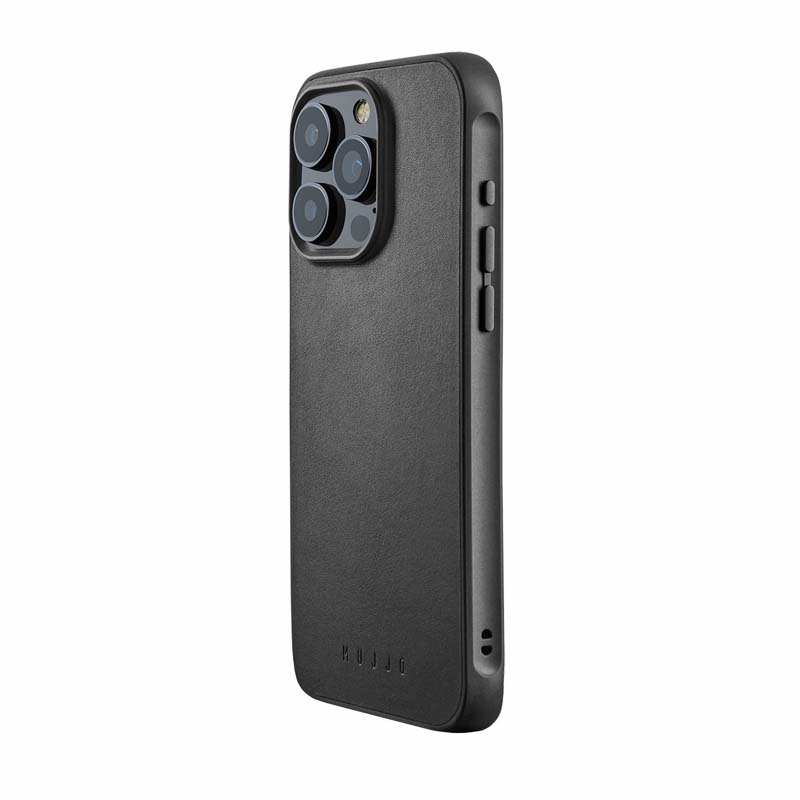 Mujjo - Impact Case iPhone 15 Pro Max - zwart