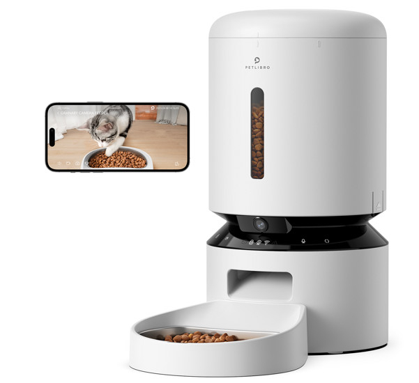 Petlibro Granary Automatic Feeder with Monitoring Camera 5L white - PL-AF203-94W