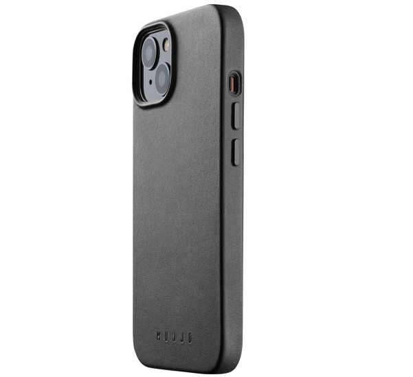 Mujjo Leather Case met MagSafe iPhone 14 Plus zwart
