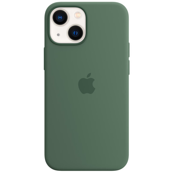 Apple Leather MagSafe Case iPhone 13 Mini Eucalyptus