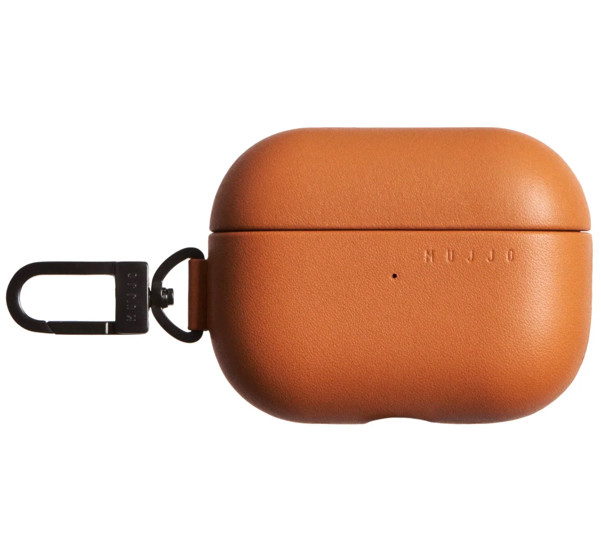 Mujjo Echelon Leather AirPods Pro (1 & 2) Hülle Light Tan
