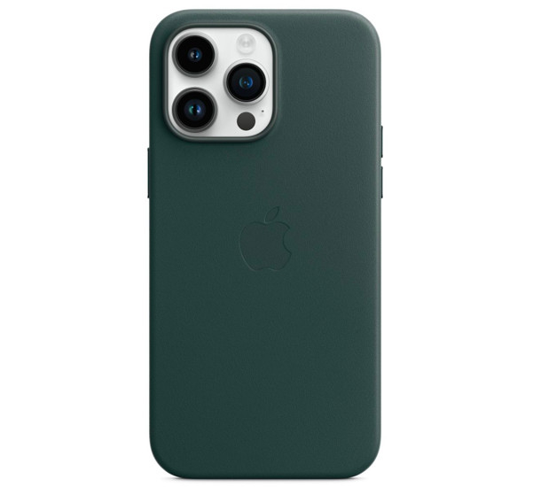 Apple Coque en Cuir MagSafe iPhone 14 Pro Max - Forest Green