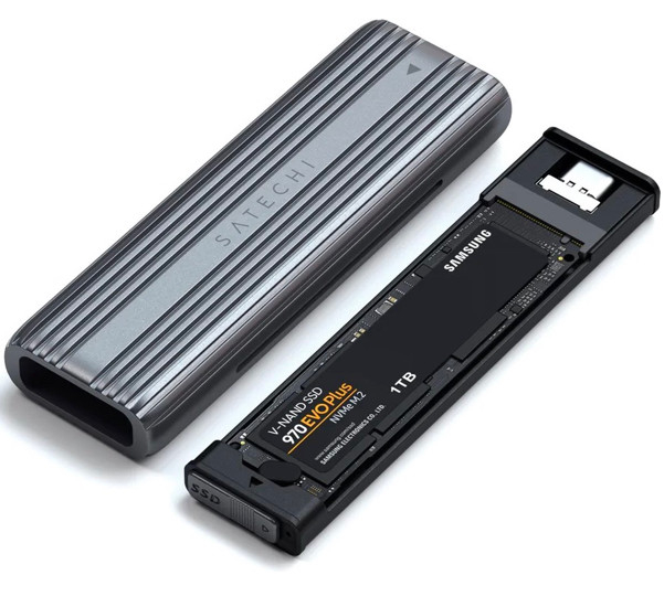 Satechi USB-C NVME & SATA SSD behuizing