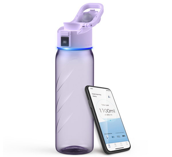 WaterH Bouteille Intelligente Boost Lite - Violet