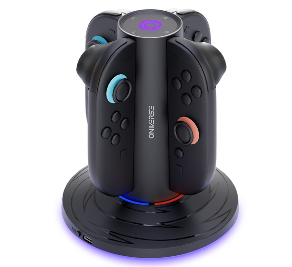 Oniverse Nintendo Switch 2 Station de Chargement pour 4 Joycons