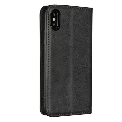 Casecentive Leren Wallet Case Iphone X Zwart casecentive kopen in de aanbieding