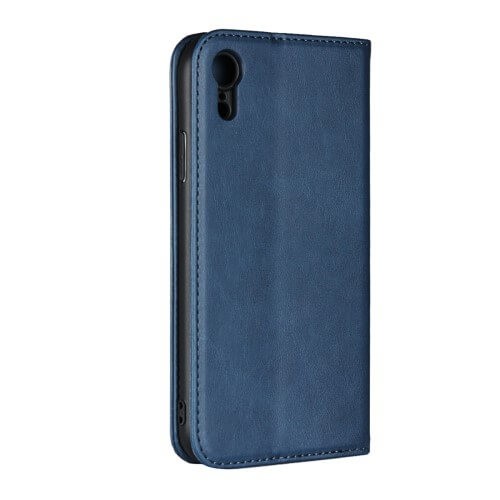 Casecentive Leren Wallet Case Iphone Xr Blauw casecentive kopen in de aanbieding