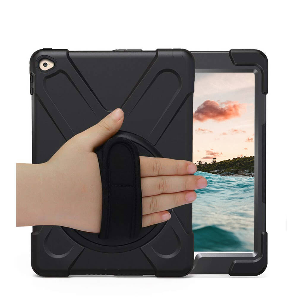 Casecentive AirStrap Hardcase met Handvat - iPad Mini 4 Hoesje - zwart