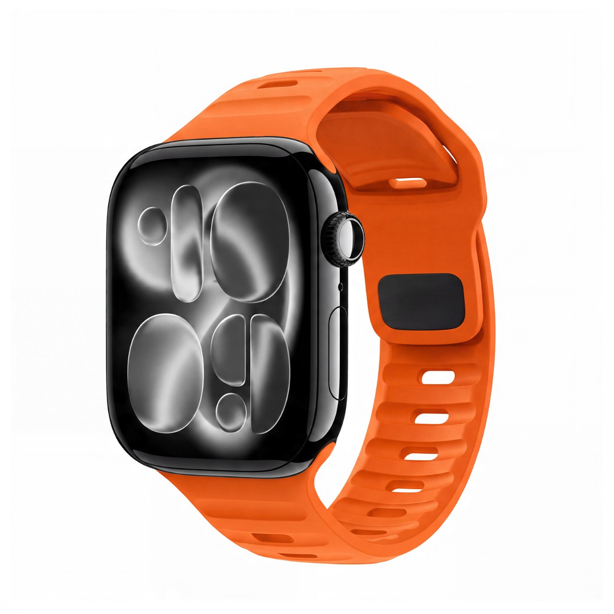 Casecentive Sport Band Apple Watch 44mm / 45mm / 46mm / 49mm Oranje - 8720153797177