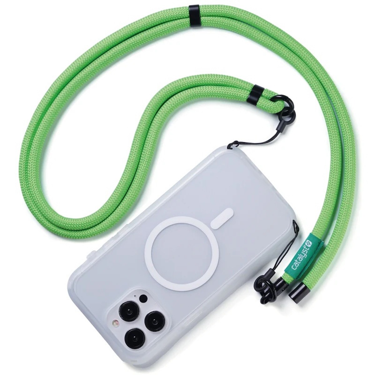 Catalyst Crossbody Shoulder Strap Neon Green - CATNECKLANGRN