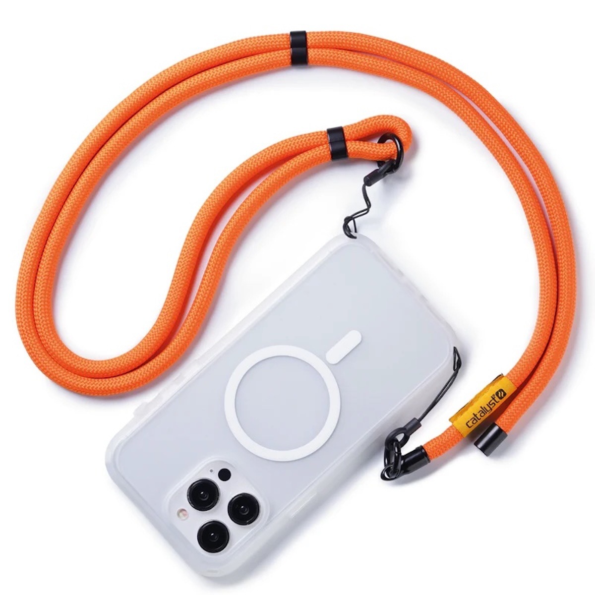 Catalyst Crossbody Shoulder Strap Neon Orange - CATNECKLANORG