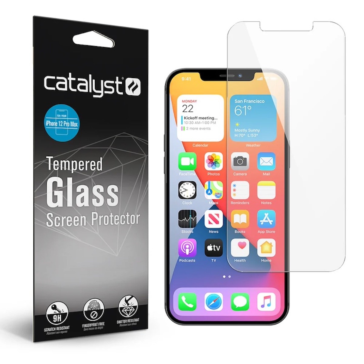 Catalyst Tempered Glass Screen Protector iPhone 12 Pro Max - CATGLASIPHO12L