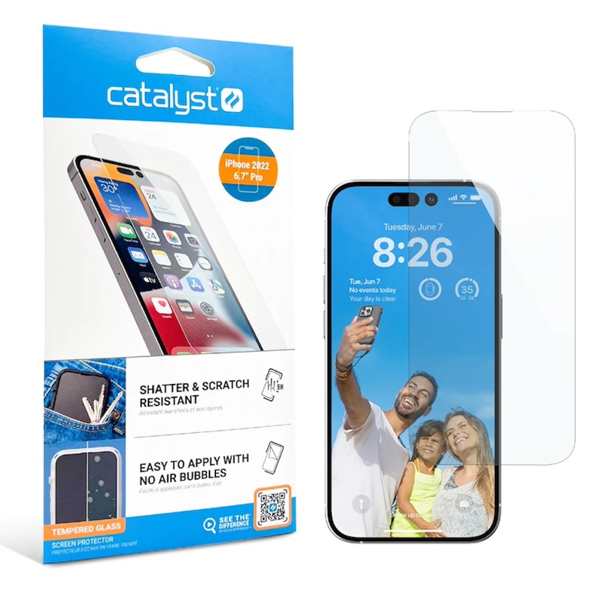 Catalyst Tempered Glass Screen Protector iPhone 14 Plus - CATGLASIPHO14L