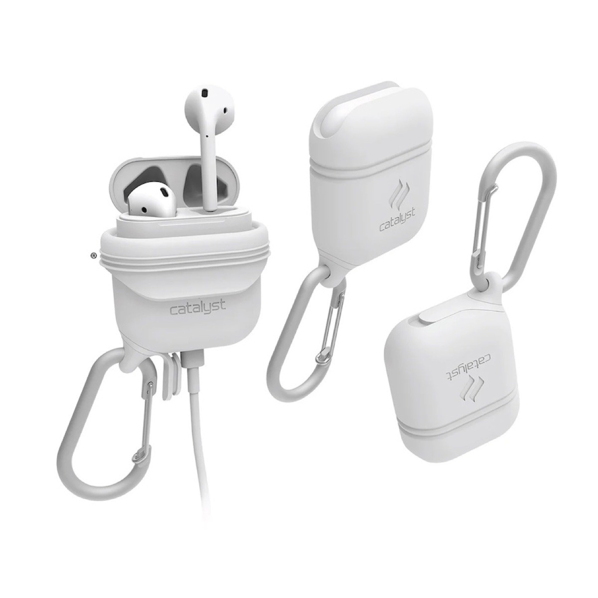 Catalyst Waterproof & Drop Proof Case AirPods (1st and 2nd Generation) White - CATAPLAPDWHT