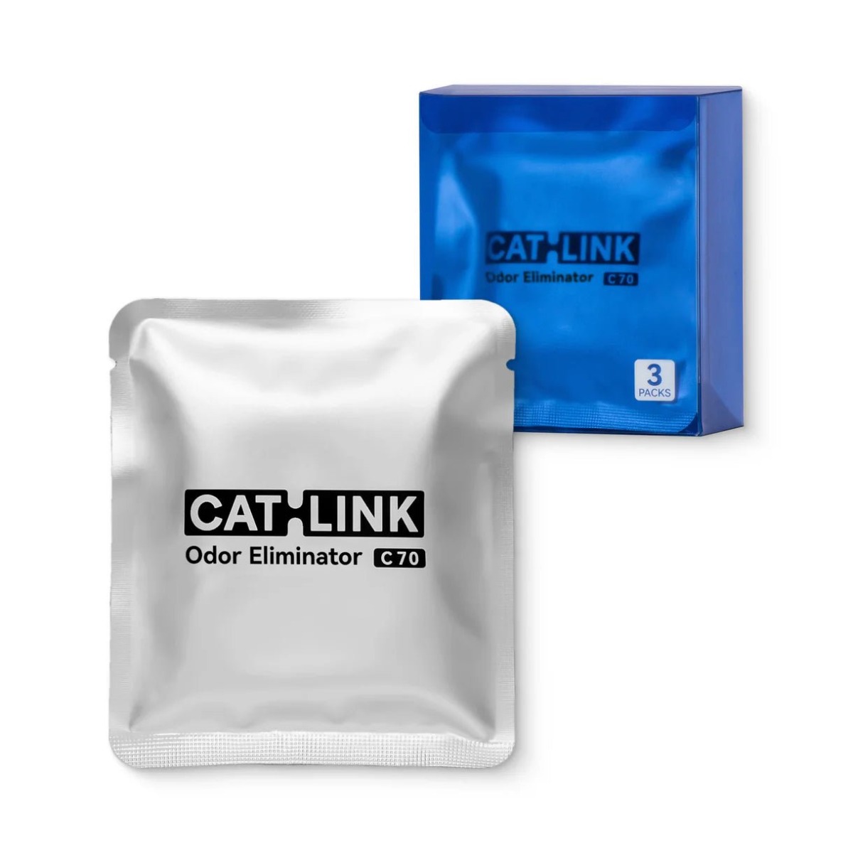 CATLINK C70 geurverwijderaar 3-pack - CATLINK-DeoCube-C70