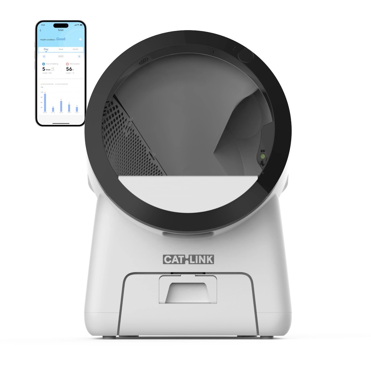 CATLINK Scoop Robot Pro - Auto-refill Automatic Self-Cleaning Litter Box - CATLINK-C07-SET