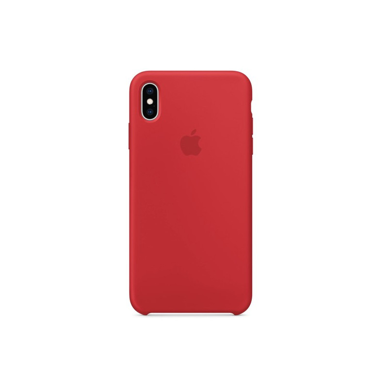 Op risico Zuigeling maat Apple Silicone Case iPhone XS Max rood