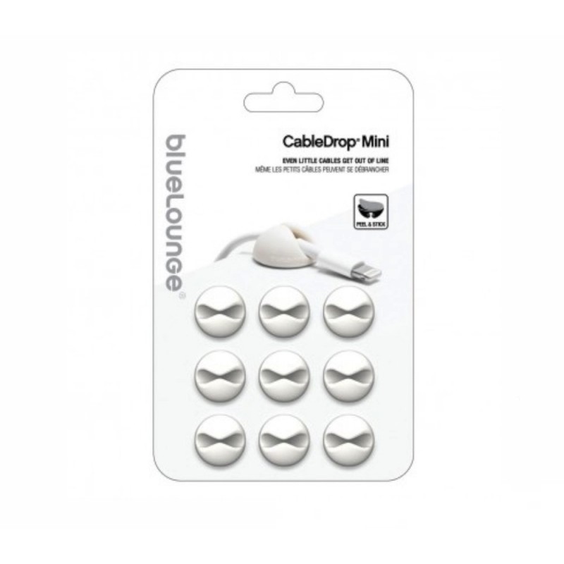 Bluelounge CableDrop Mini 9-pack wit CDM-WH