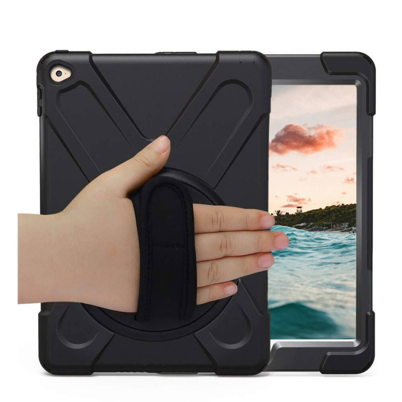 Casecentive Handstrap Hardcase met handvat iPad Pro 11 inch zwart