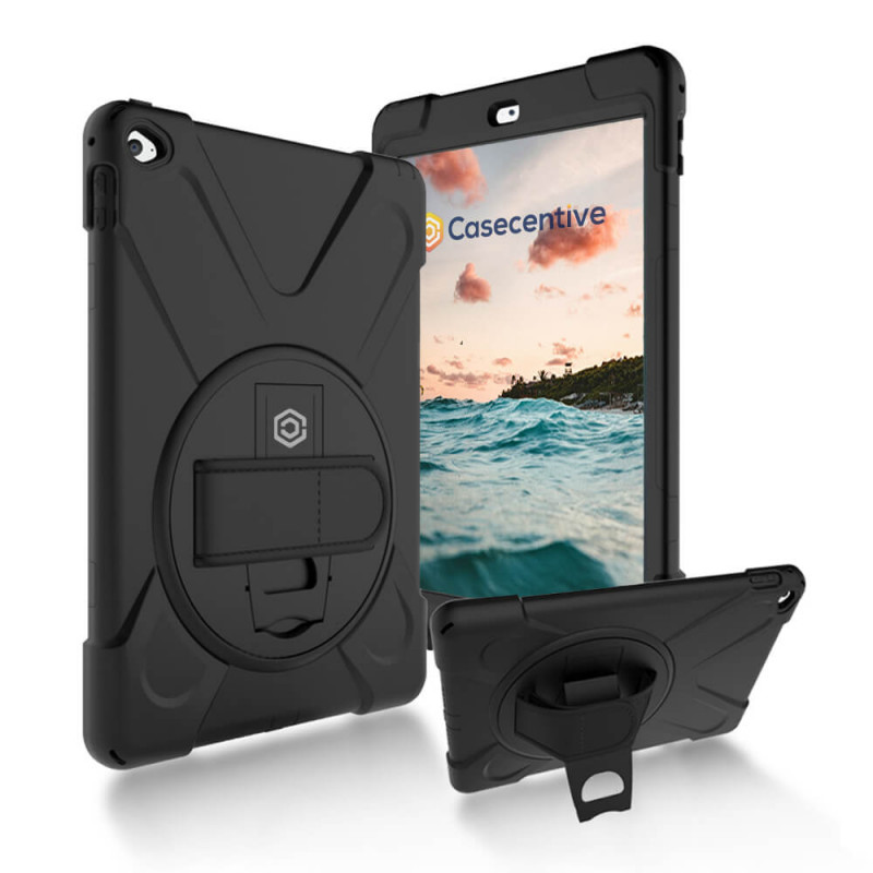 Casecentive Handstrap Hardcase met handvat iPad Pro 11 inch zwart