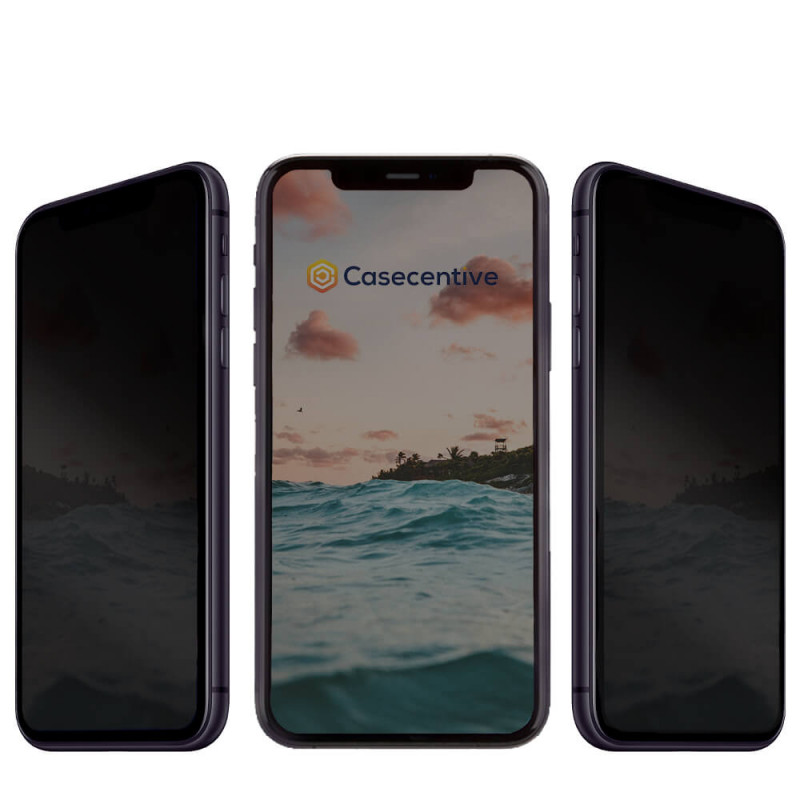 Casecentive Privacy Glass Screenprotector 3d Full Cover Iphone 11 Pro Max