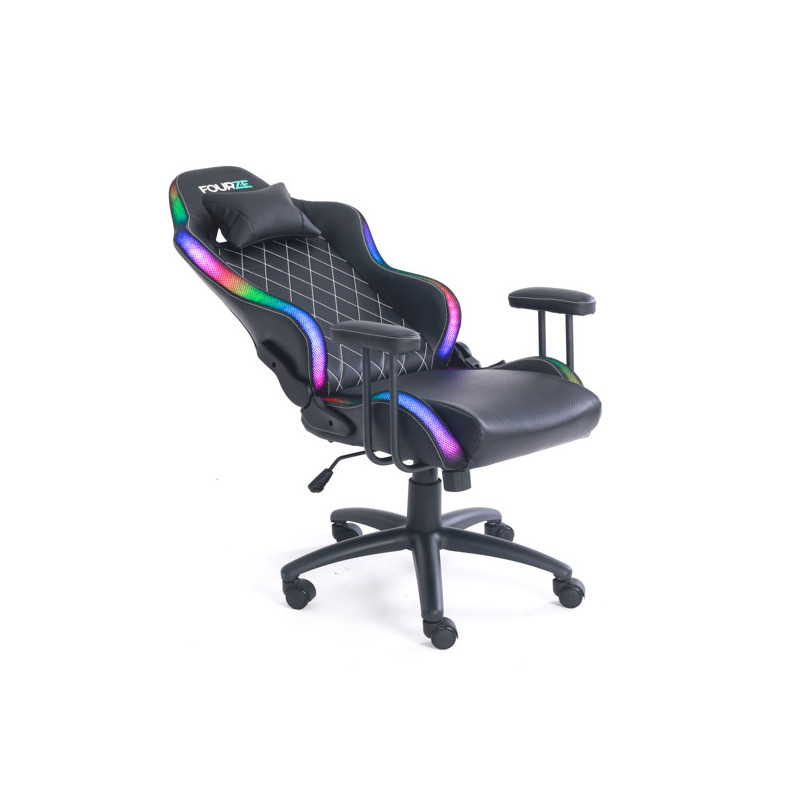 Fourze Junior gaming chair RGB zwart