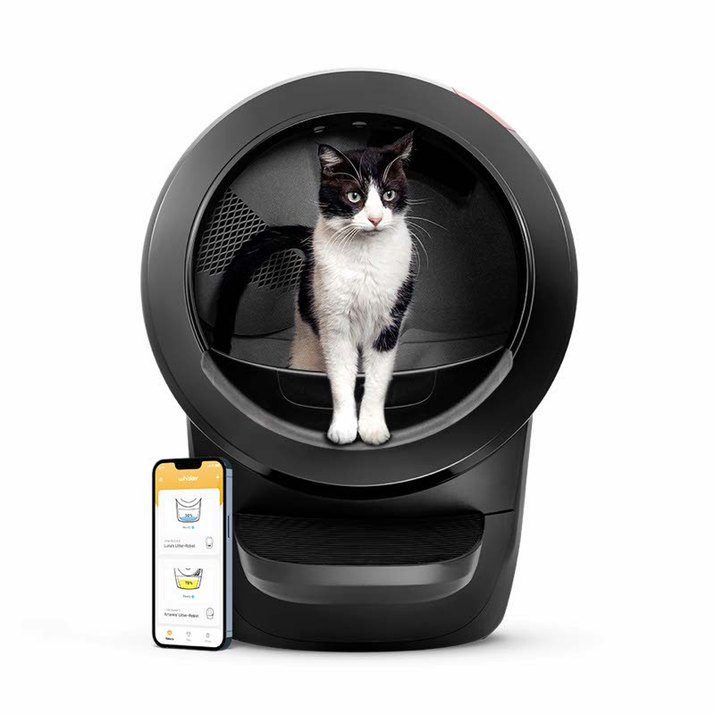 Litter-Robot 4 automatische kattenbak zelfreinigend zwart