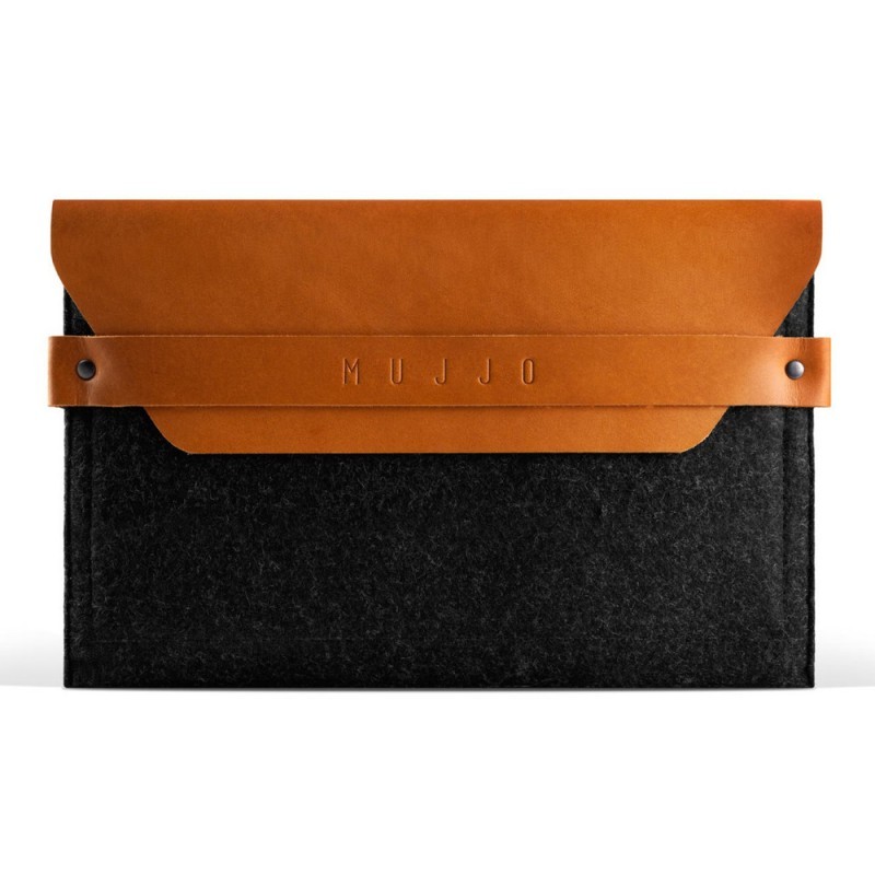 Mujjo Envelope sleeve iPad Mini tan bruin/grijs