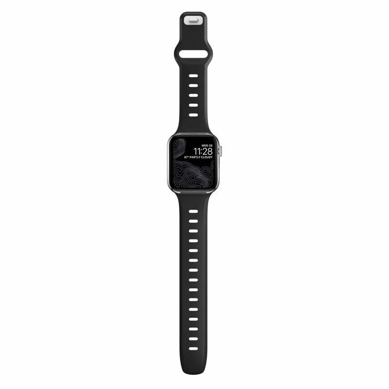 Nomad Sport Band Slim Apple Watch 42mm / 44mm / 45mm / 49mm zwart
