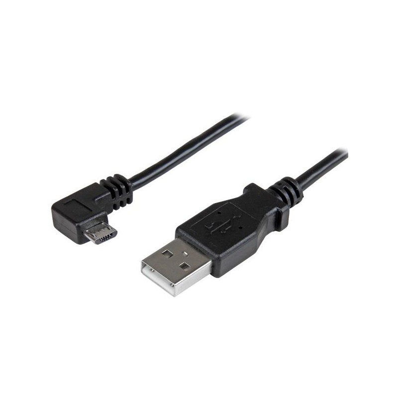 Wanneer Boos auditie Haakse Micro-USB naar USB kabel (3 meter)