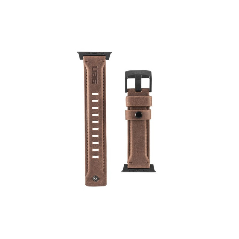 UAG Leather Watch strap 44mm / 42mm / 45mm / 49mm bruin