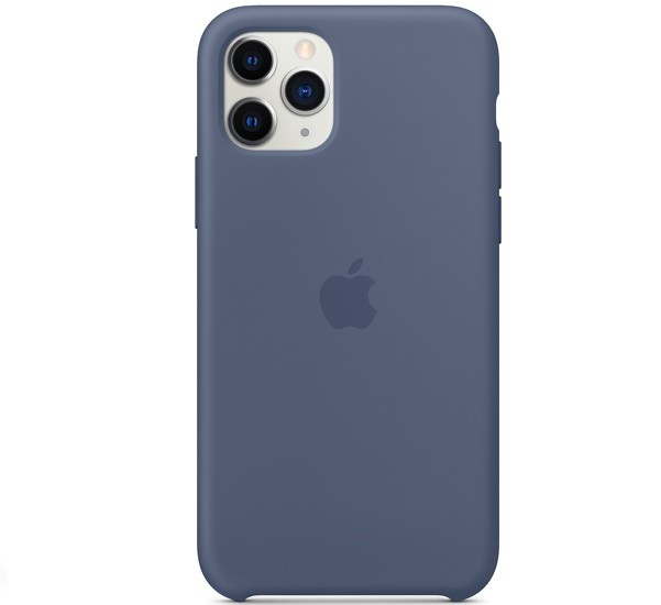 Apple silicone case iPhone 11 Pro Alaska blauw