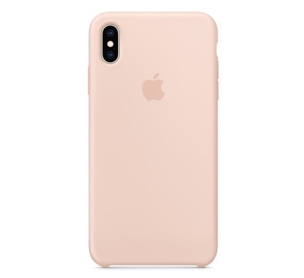 Apple silicone case iPhone XS Max Pink Sand
