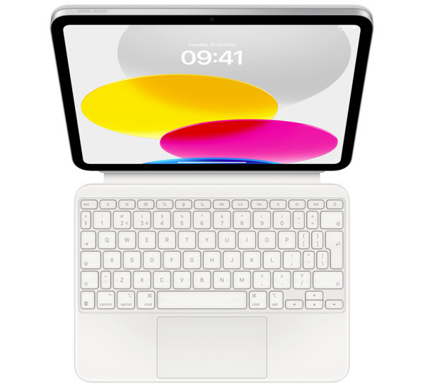 Apple Magic Keyboard Folio iPad 10.9 inch (10th Gen) QWERTY UK White