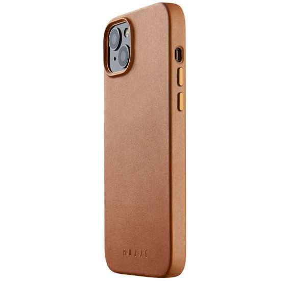 Mujjo Leather Case met MagSafe iPhone 14 / 13 bruin