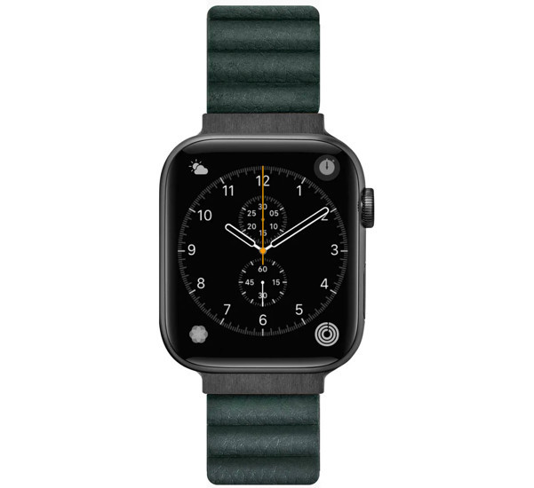 LAUT Novi Leather Loop Apple Watch 38mm / 40mm / 41mm pine green