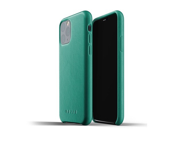 Mujjo Leather Case iPhone 11 Pro groen