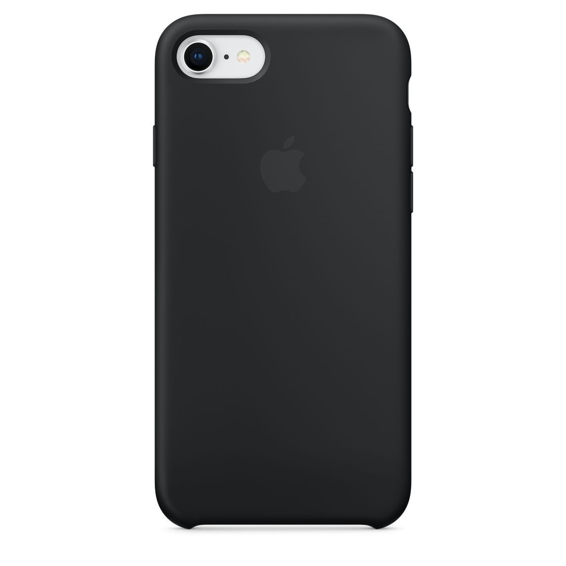 Apple silicone case iPhone 7 / 8 / SE 2020 zwart