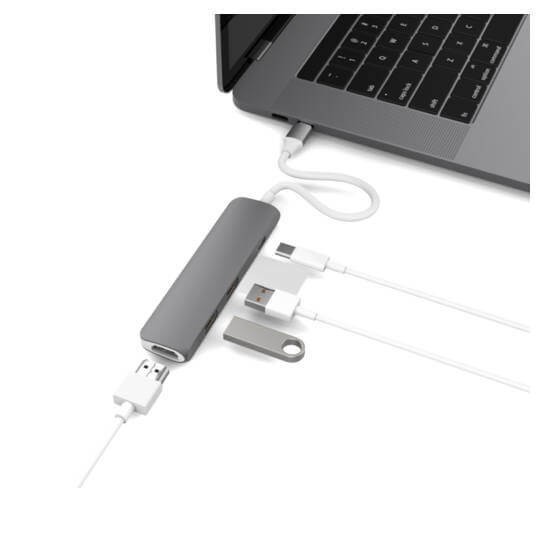 HyperDrive USB-C Adapter HDMI USB 3.1 Space Grey