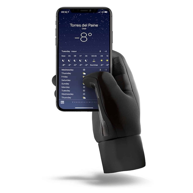 Mujjo Double-Insulated Touchscreen Gloves (M) zwart