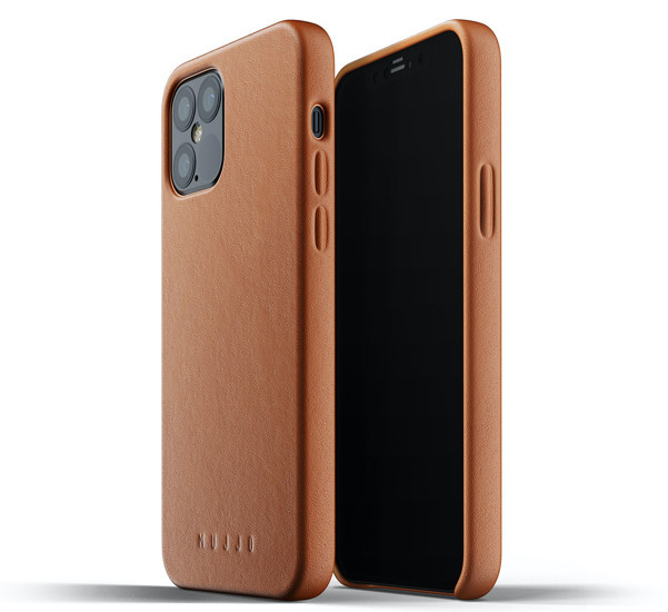 Mujjo Leather Case iPhone 12 / iPhone 12 Pro bruin