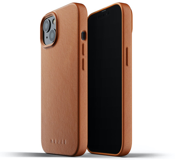 Mujjo Leather Case iPhone 13 bruin