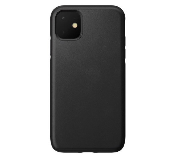 Nomad Rugged Leather Case iPhone 11 zwart