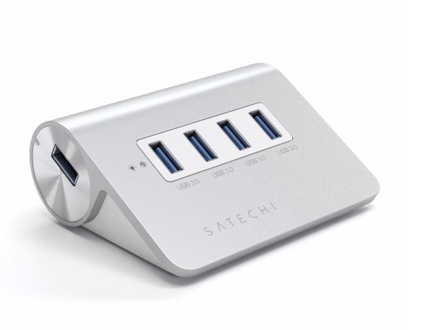 Satechi USB-Hub 4-Port Aluminium