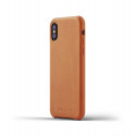 Mujjo Leather Case iPhone X bruin