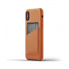 Mujjo Leren Wallet Case iPhone X bruin