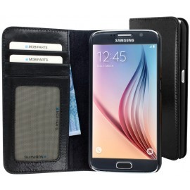 Mobiparts Excellent Wallet Case Galaxy S6 Jade Black