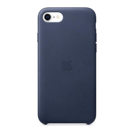 Apple leather case iPhone 7 / 8 / SE 2020 / 2022 Midnight Blue