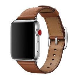 Apple Classic Buckle Apple Watch 42mm / 44mm / 45mm / 49mm Saddle Brown 4th Gen