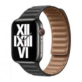 Apple Leather Link Apple Watch M/L 42mm / 44mm / 45mm Black